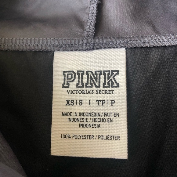 Pink BY VS 1/4 Zip Pullover Anorak Hooded Jacket - Picture 6 of 7